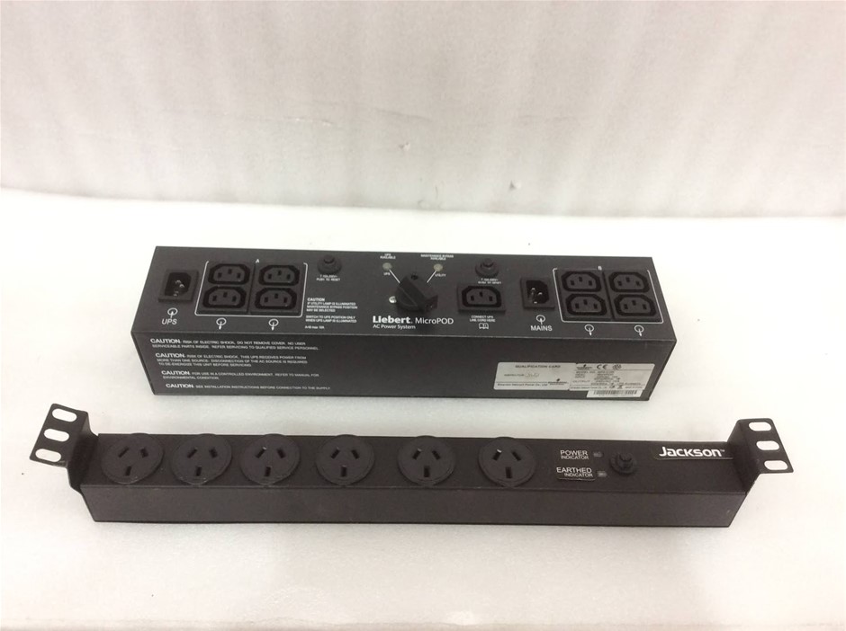 Liebert MicroPOD MP2-210K UPS Power Distribution Unit + Jackson RAC0600