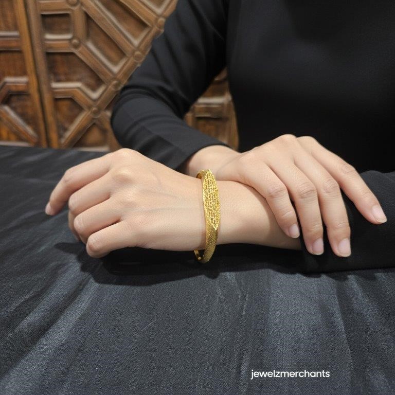 22KGold Filled/Italy Stamped Yellow   Bangle -60MM