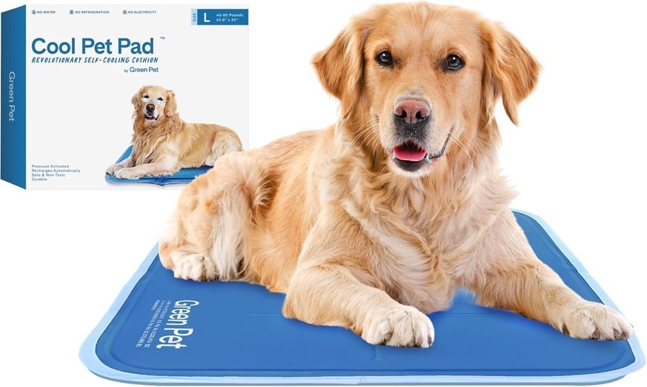 THE GREEN PET SHOP Cool Pet Mat, Large.