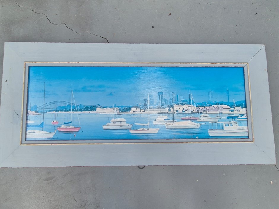 Framed Sydney Harbour Picture
