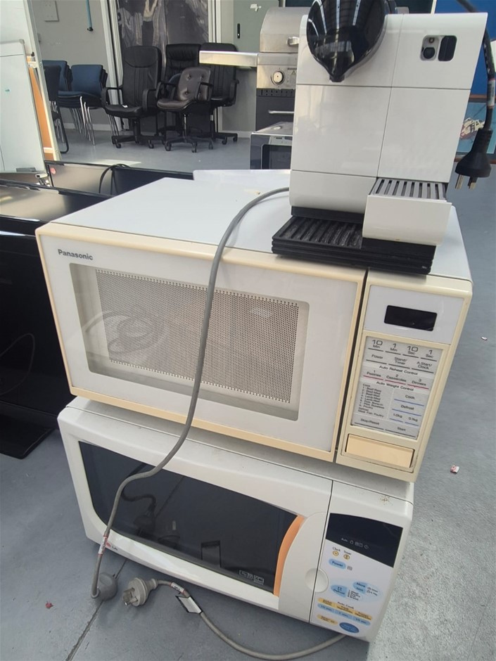 2 x Microwaves & 1 x Coffee Dispenser