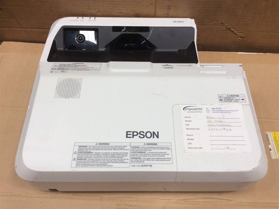Epson EB-696Ui LCD Projector