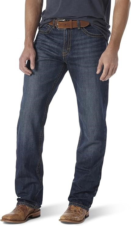 WRANGLER Men's Extreme 20X Extreme Relaxed Jeans, Size 40x32, Wells, 1033MW