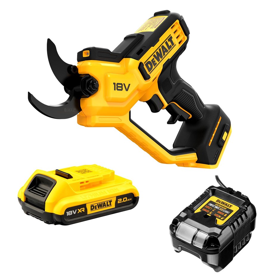 DeWALT 18V XR 2.0Ah Li-ion Cordless Power Pruner Combo Kit. Model DCMPP568D