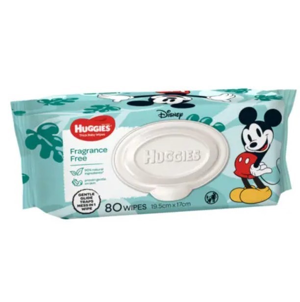 10 x HUGGIES Disney Fragrance-Free Wipes, 80 Wipes. Buyers Note - Discount