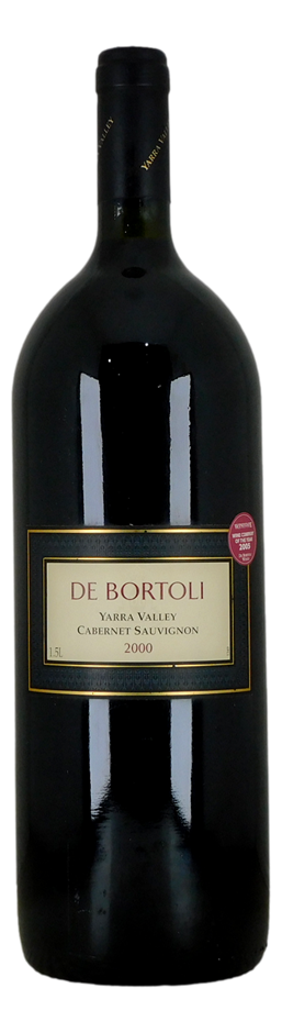 De Bortoli Yarra Valley Cabernet Sauvignon 2000 (1x 1.5L), SA.