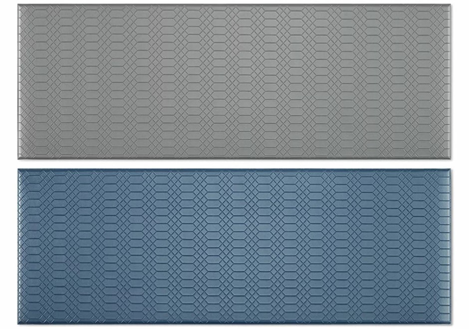 2 x Town And Country Kitchen Runner 51 x 140cm, Grey & Navy