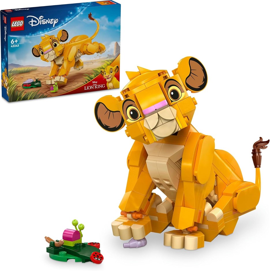 LEGO DISNEY Simba The Lion King Cub Animal Figure, Building & Construction