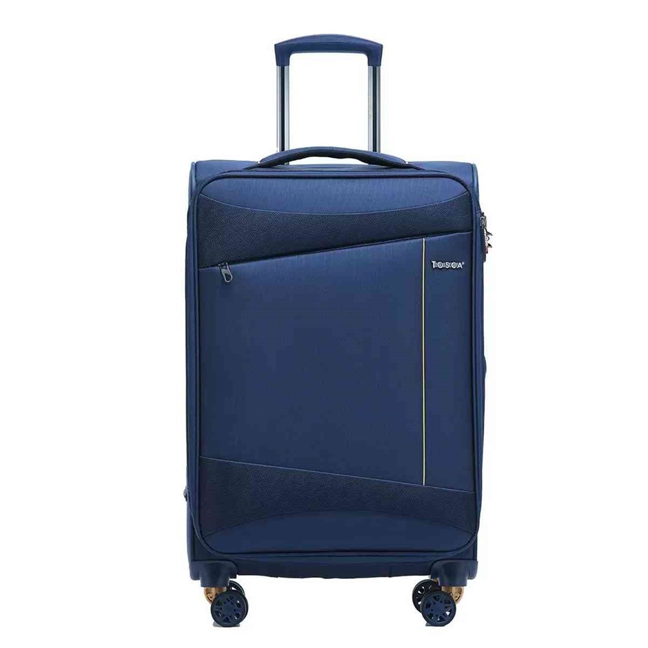 TOSCA Flight Softside Luggage Navy/Yellow, Medium 67cm NB: Minor use, no bo