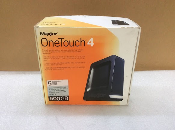 Maxtor OneTouch 4 500GB External Hard Drive