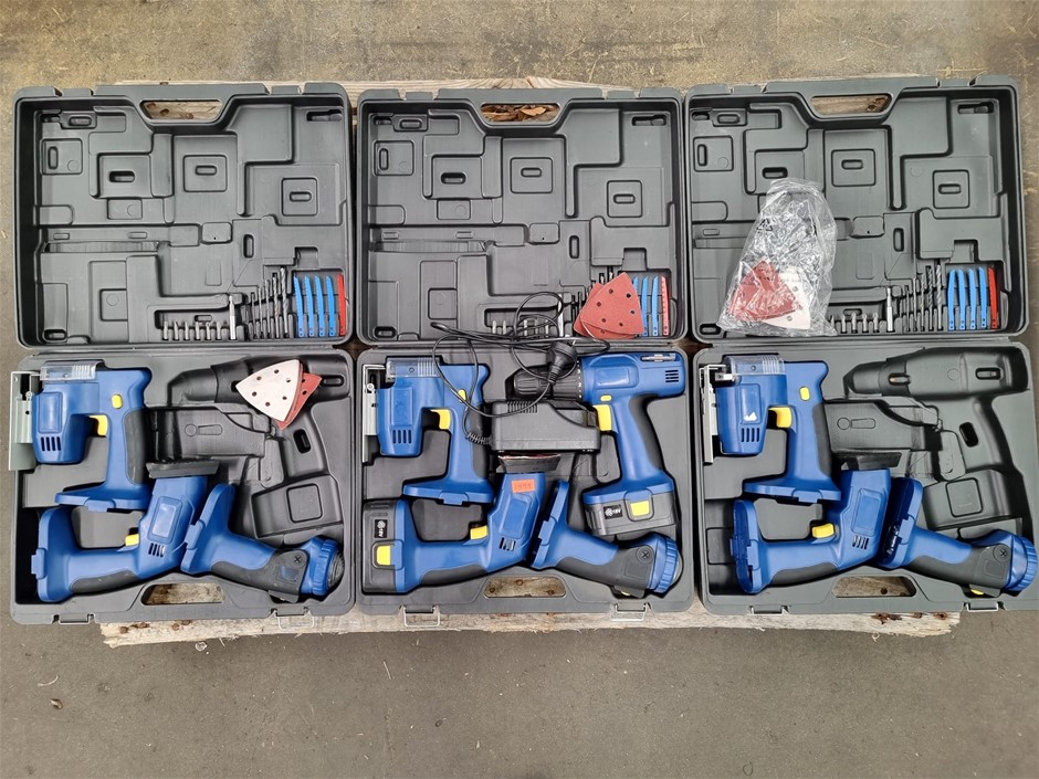 18V Power Tool Set of 4pc x 3 units