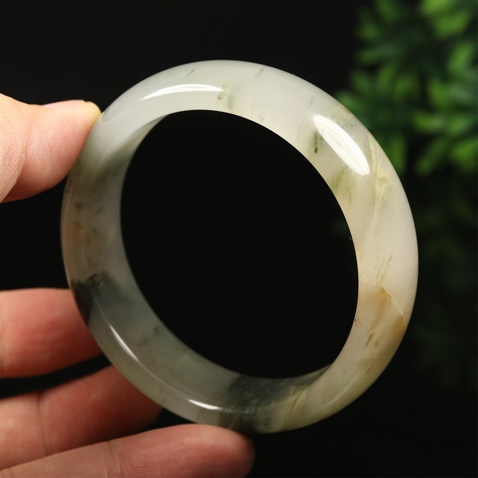 59mm Chinese Certified Natural Jade Bangle