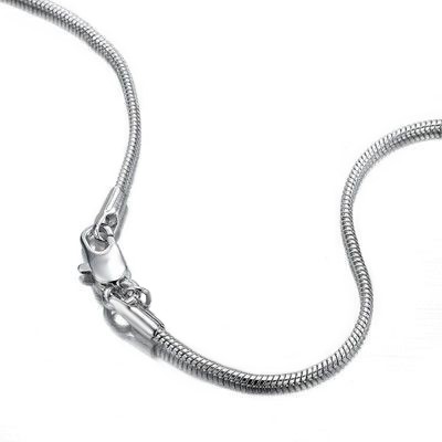 18" Silver LAYERED Snake Chain with Extender