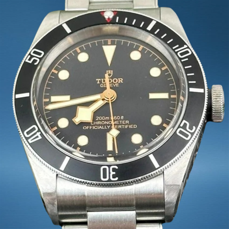 Tudor Black Bay Heritage 79230N Black Dial & Bezel Steel 2021 BxP & COA
