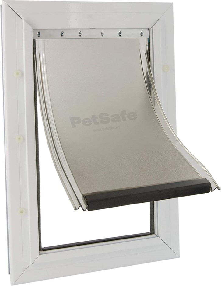 PETSAFE Aluminium Pet Door, Small Size, 6.2 x 20.1 x 29.8 cm
