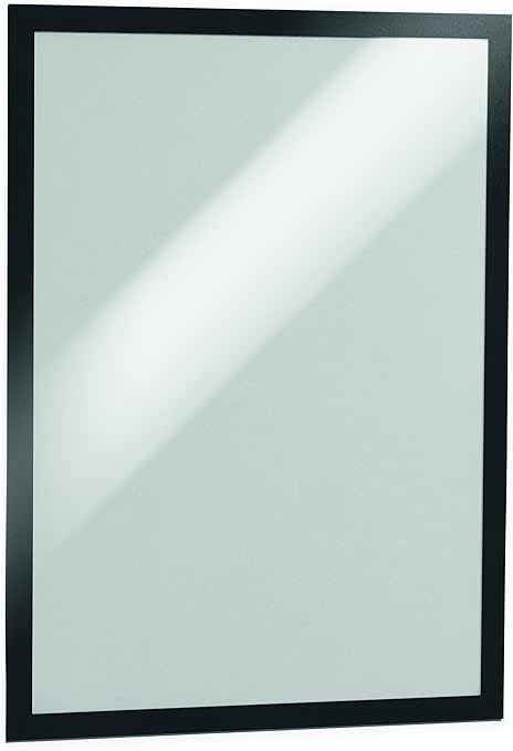 DURABLE Self-Adhesive Business and Store Sign Holder (476901) Black Tabloid