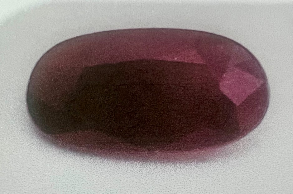 2.47 carat red ruby valuation $864