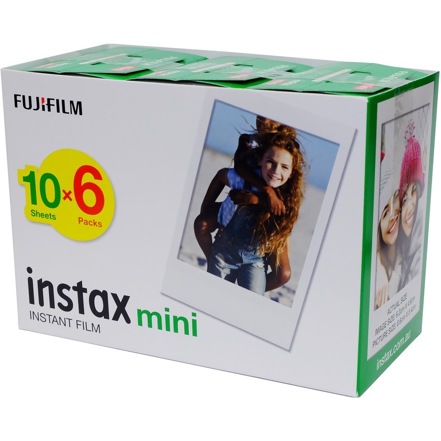 FUJIFILM 60pk InstaX Mini Film Sheets, 87305. Buyers Note - Discount Freig