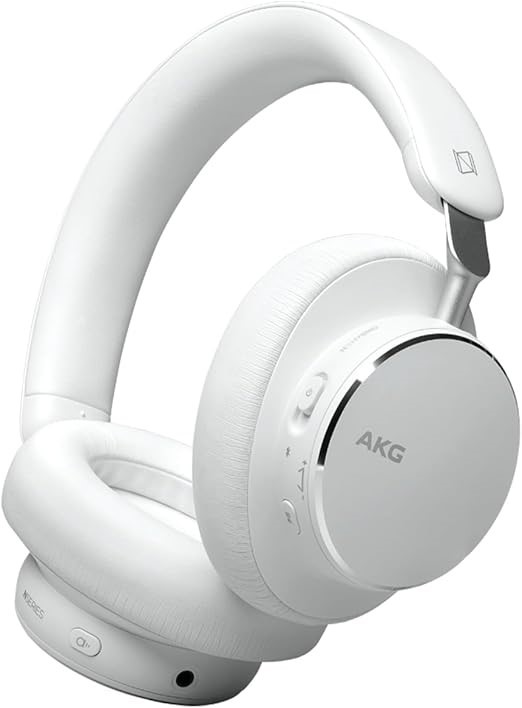 AKG N9 Hybrid Noise Cancelling Over-Ear Headphones, White.  Buyers Note - D