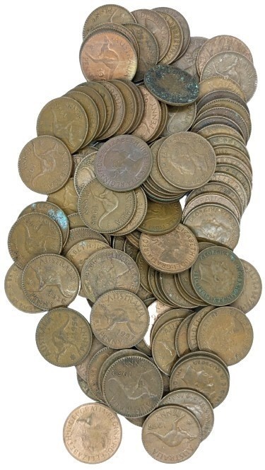 One Kilo of Australia KGV/King George VI/Queen Elizabeth Mix Date