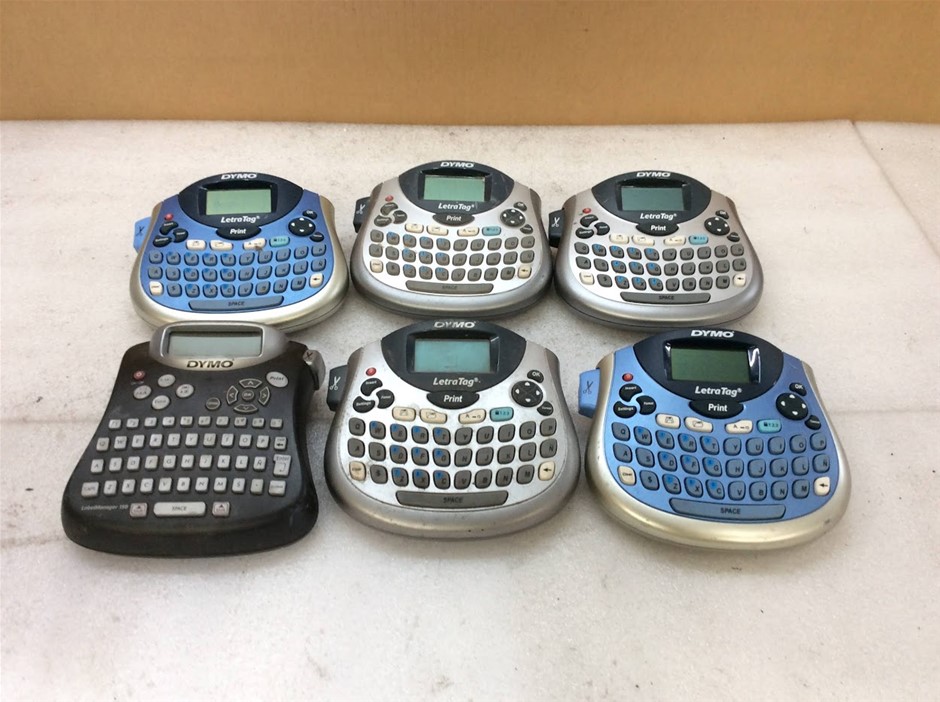 DYMO Letarte Mix Model Label Maker Printers (Lot Of 6)