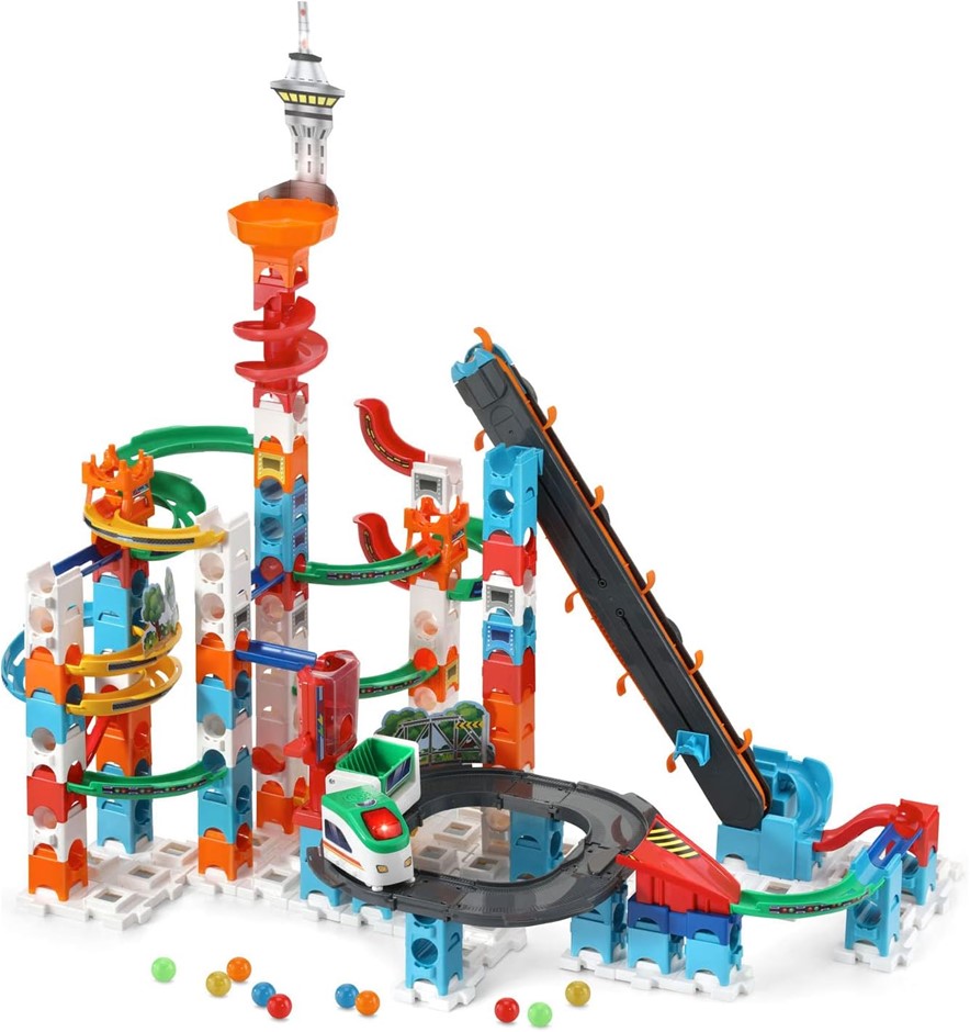 VTECH Marble Rush Sky Elevator Set, for 4Yrs+. NB: Slightly damaged box, Ha