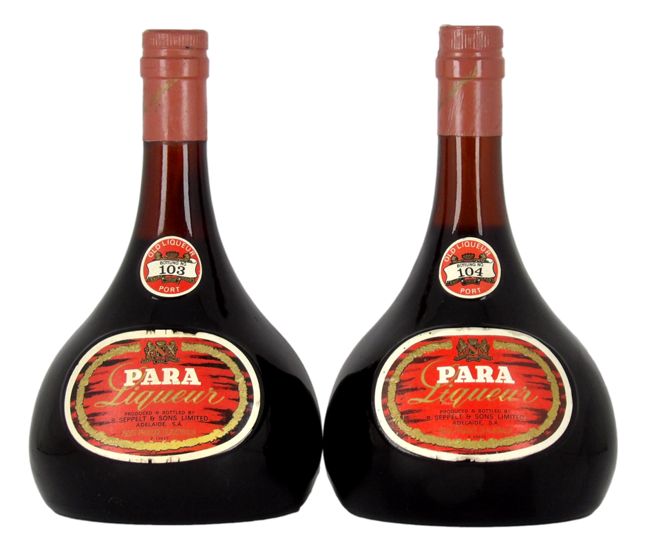 Seppelt Para Liqueur Port No.103/104 Old Liqueur Port (2x 750mL), SA.