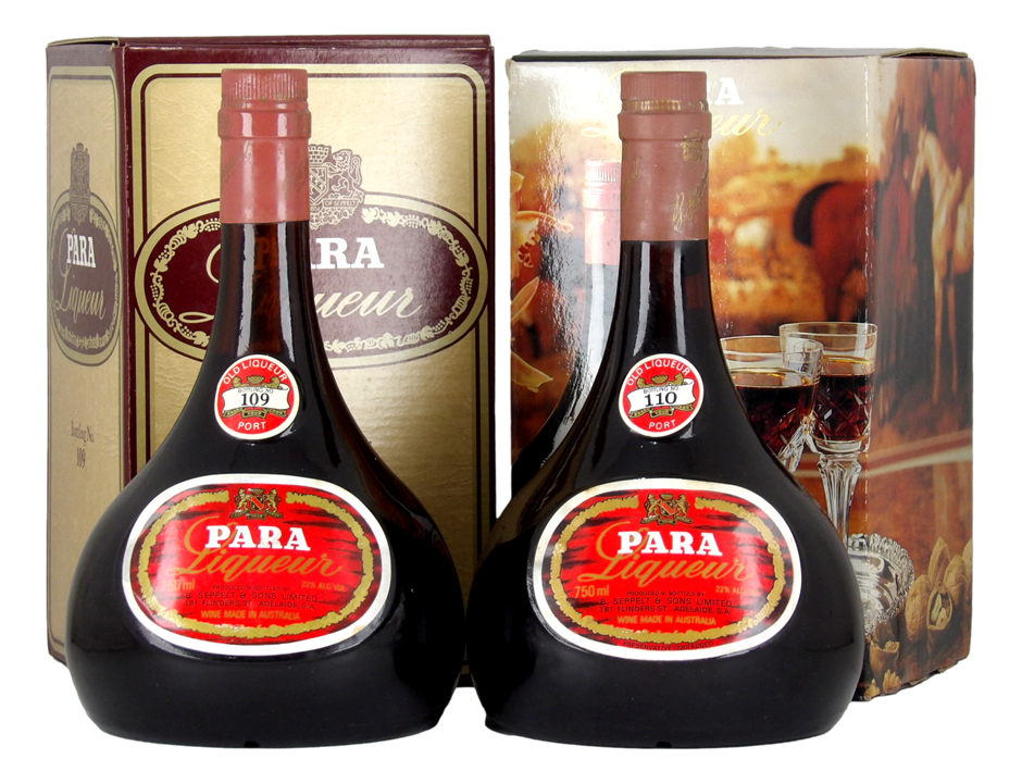 Seppelt Para Liqueur Port No.109/110 Old Liqueur Port (2x 750mL), SA.