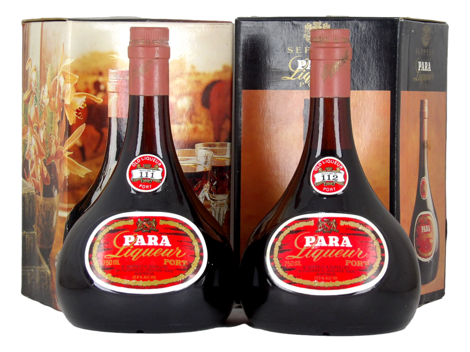 Seppelt Para Liqueur Port No.111/112 Old Liqueur Port (2x 750mL), SA.