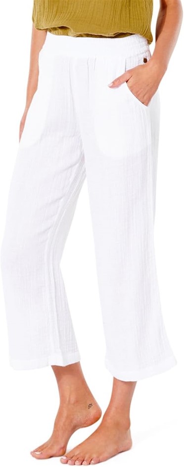 RIP CURL Women's Premium Surf Beach Pant, Size XS, White (100), GPAAC1. RRP