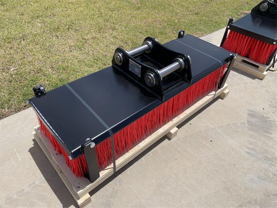 1500mm Broom Attachment to suit 8T Excavator (Unused),