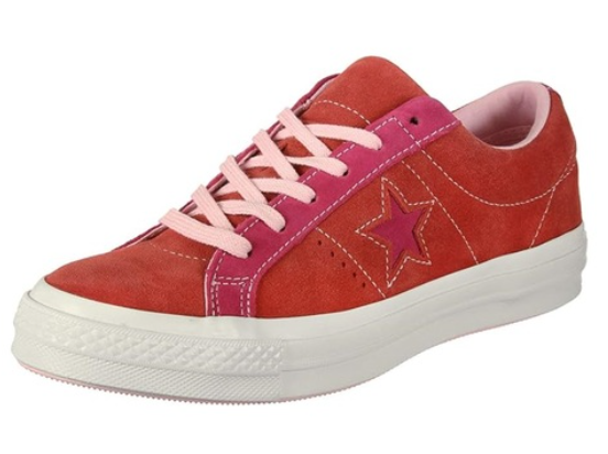 CONVERSE Unisex One Star Ox Shoes Red/Pink/White US 10.