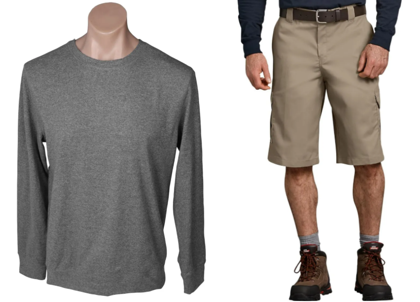 BUNDLE: Dickies Men's Flex 13-Inch Relaxed Fit Cargo Short, Size 30 X BOSTO