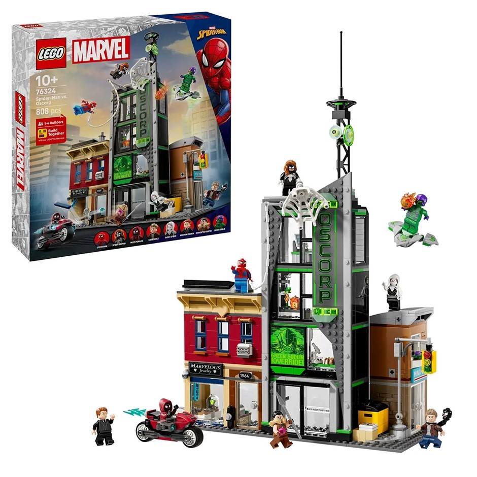 LEGO Marvel Spider-Man vs. Oscorp, 76324.