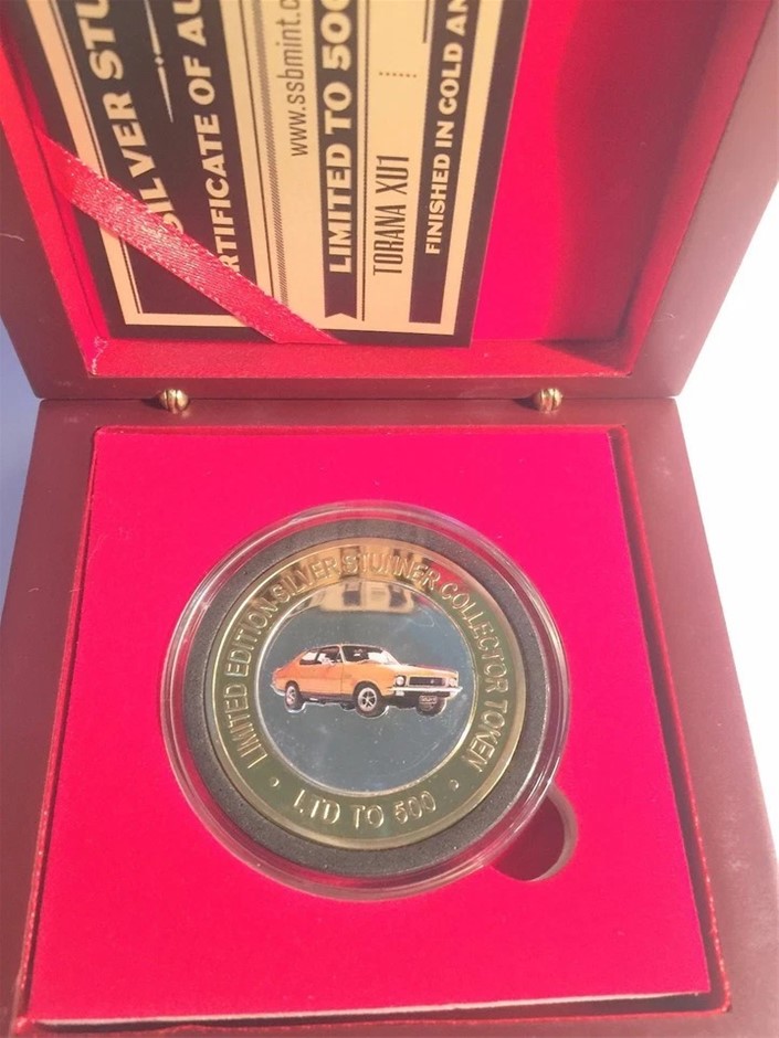 NEW XU1 Holden Torana Colour Silver Stunner Coin & Display Box LTD