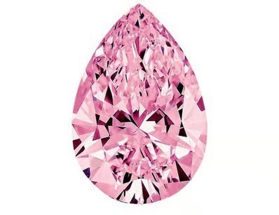 0.07 CARAT NATURAL FANCY PINKISH PURPLE PEAR SHAPE diamond