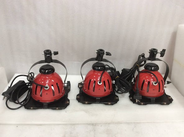 Mix Brand and Model Red Head Continuous Lights (Lot of 3)