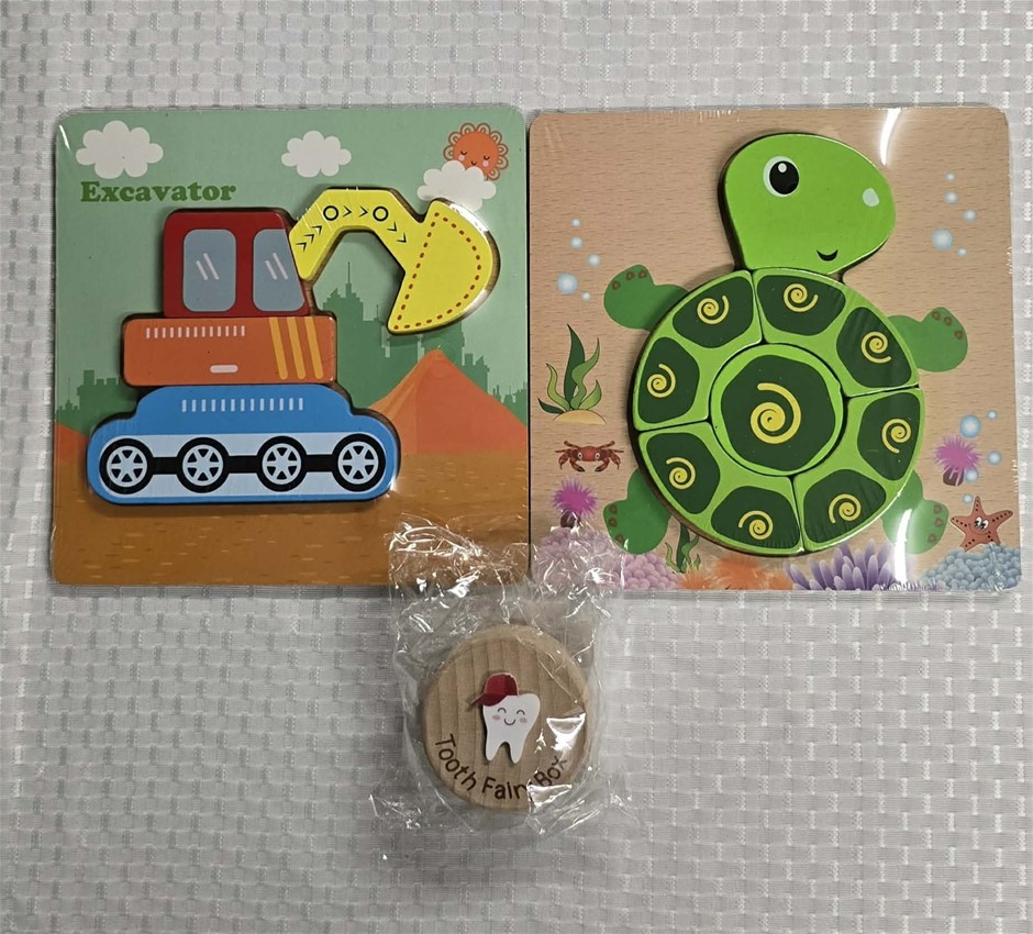 2 x Puzzles and Tooth Fairy Box A