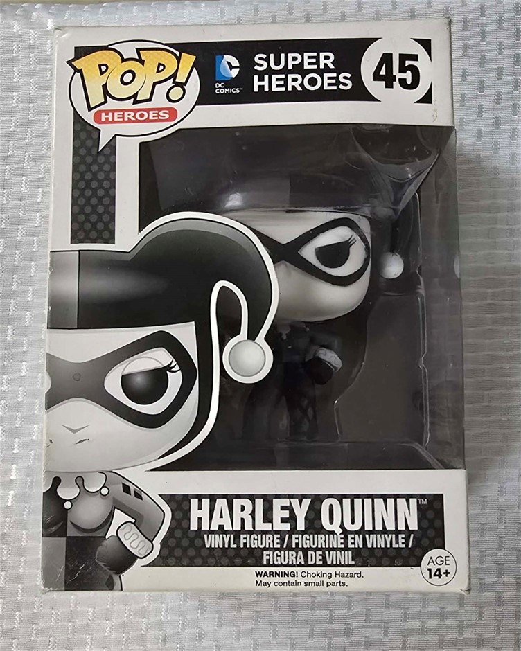 45 HARLEY QUINN, DC COMICS, SUPER HEROES, FUNKO POP