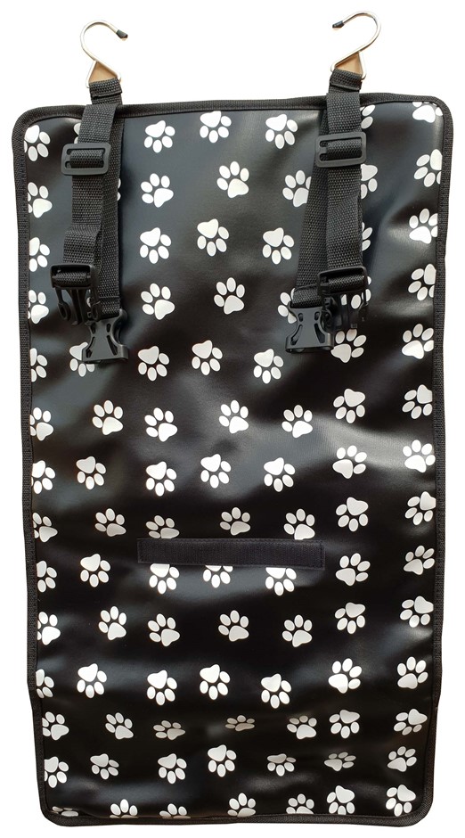 Portable Grooming Organizer White PAW PRINT 62cm x 35cm
