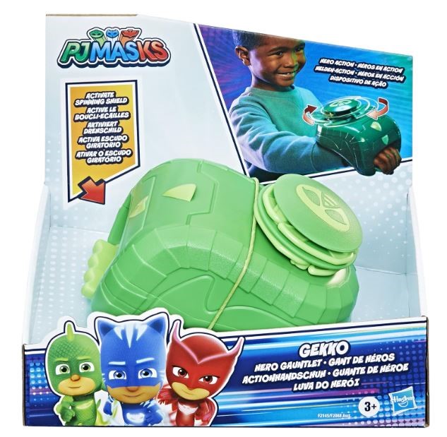 PJ MASKS Gekko Hero Gauntlet Spinning Gekko Shield.