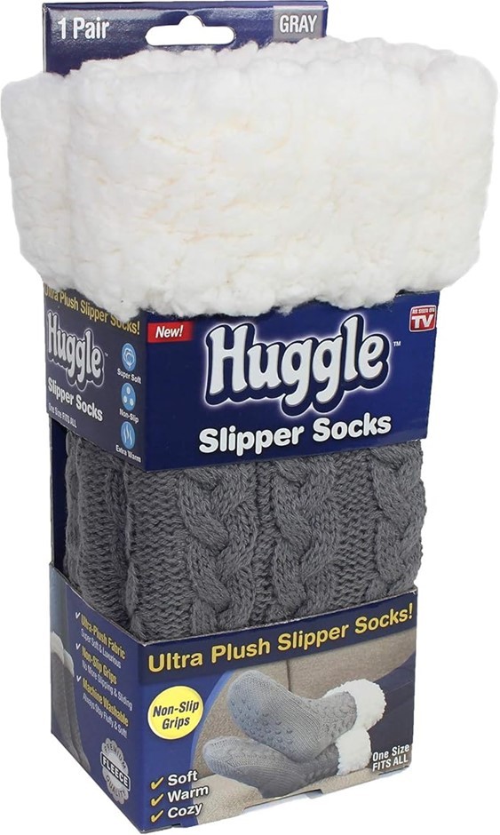 Ontel Huggle Slipper Socks