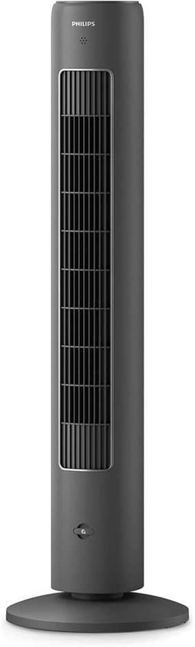 PHILIPS Oscillating Tower Fan 5000 Series, 105 cm, Dark Grey, Model CX5535/