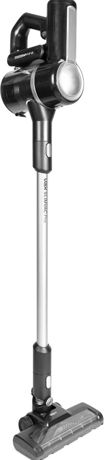 VAC Slimvac Pro Cordless Stick Vacuum, Silver/Black. NB: Has been used & No