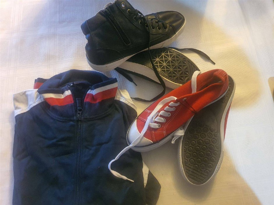 Quality Rubber Shoes 7 New and Jacket H&M L Minor use