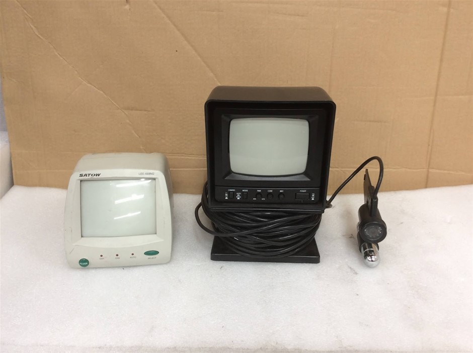 Guide Gear GLJ-2111 Video Monitor With Camera + Satow LEE-668M2 CRT Monitor