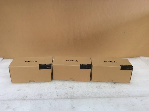 Yealink W56H IP DECT Phone System (Lot of 3)
