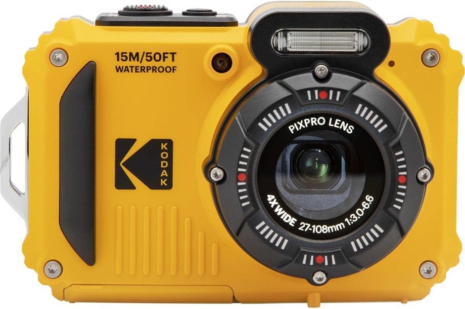 Kodak PIXPRO WPZ2 Digital Camera, Yellow. NB: Used.