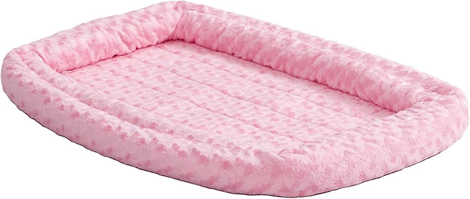MidWest Homes for Pets Double Bolster Pet Bed fits 18-Inch Long Dog Crates,