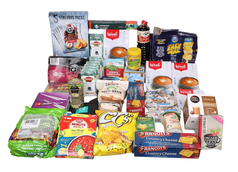 Assorted Grocery Food Products, Incl: ARNOTT'S, VITTORIA & More. N.B: Damag